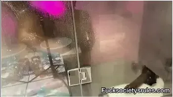 Squirting On The Bathroom Floor