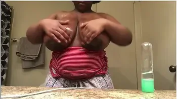 Oiling My Titties Because Why Not