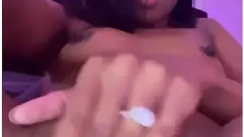 Petite Ebony Finger Fucking My Pussy Until I Cum Throbbing Pussy