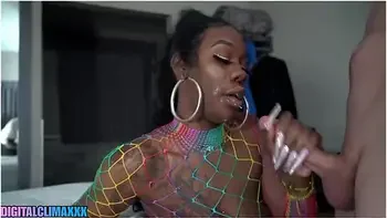 Dick King And Peter King - Thick Amazon Big Booty Ebony Gets Dick Down By