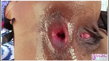 Exotic Ebony Asian American Evanni Solei Interracial Anal Sex