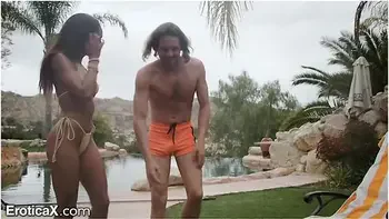 Tyler Nixon And Scarlit Scandal In Married Beauty Wants Poolboy To Fuck Her Harder Than Her Husband