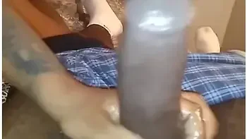 Moisturized Handjob Feels Much Better When Ebony Does It!!!!! #big&black