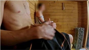 Sauna Adventure Pt1: I Show My Hard Cock To Three People In The Sauna