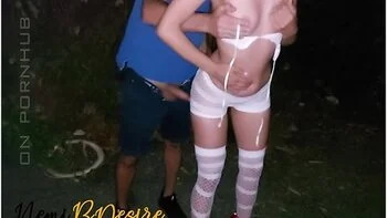 The Cuckold Shares His Italian Wife With The Who Fingers Her Pussy And Then Cums On Her Ass