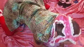 French Amateur Satin Lingerie Blowjob and Cumshot - Rimming and Clothed Sex