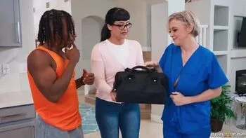 Nurse House Call Cock Draining Threesome Dee Williams Beca Barbie Big Tits Blowjob