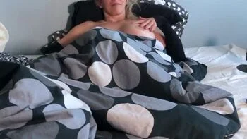 French MILF Amateur Webcam Masturbation with Stranger - Huge Natural Tits Solo Show