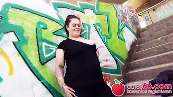 Risky Public Sex: BBW MILF Fucked Hard on Highway POV