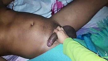 Step Sister Mou Smith Catches Hard Cock and Plays with Wet Pussy - Amateur Desi Indian Aunty Masturbation