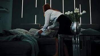 Lesbian Domination: Boss Parasite Controls Maid in Hardcore Fingering & Squirting Sex