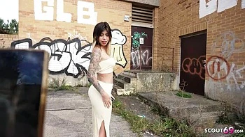 German Scout Picks Up Tall Latina Teacher Molly Smith For No Condom Casting Fuck