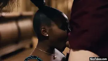 Curved black MILF Osa Lovely fucked by perverted guy after cock sucking