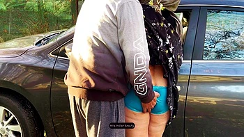 Public Car Fucking With A Cheating Hijab Wife Risky Outdoor Sex With Loud Moans And Hard Pounding