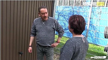 German Granny Got Horny For Handymans Hard Cock