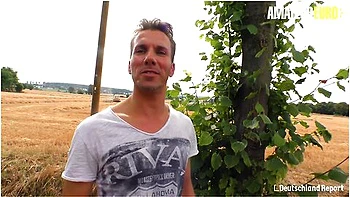 Skinny German Mature Picked Up And Fucked In Her Pussy