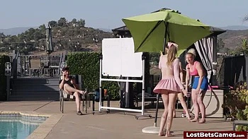 Wild Game Show Challenge with Evie Christian, Talulah Mae, Daisy Fox - Big Tits, Brunette, Teen Threesome Pressure