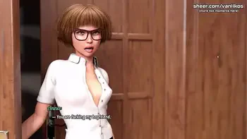 My Cute Roommate | Hot with big tits gets horny and a big cock fucks her wet pussy | My sexiest gameplay ents | Part