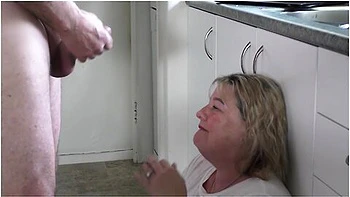 Master Piss And Cum At The Same Time On Defenseless Milf Slut