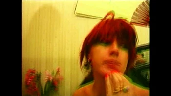 Redhead MILF Greedily Sucks Cock and Swallows Cum in Amateur Threesome