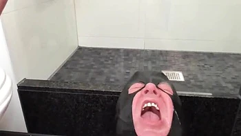 Masked Face Golden Shower HD - Femdom Pissing in Mouth Toilet Slave