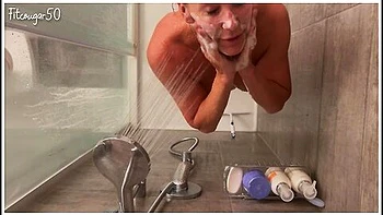 Shower Cam Washing Myself - Bianca Fitcougar