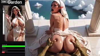 Hot Elf Big Boobs Escape Goblin Sex Animation HD