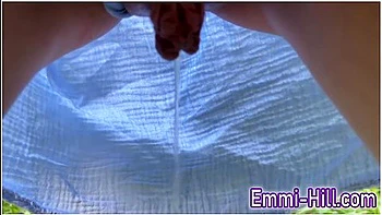 18yo Teen Outdoor Pissing From Huge Pussy