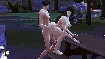 Fucking In The Forest With A Hot Girl