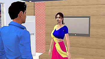 Stepmom Stepson Passionate Sex After Stepson Caught Her With Other Man With 3d Animated