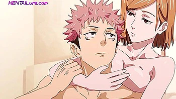 Anime Hentai And Car Toon - No Escape From Rough Sex - A Passionate Fantasy - Nobara Needs A Break But Itadori Wont Stop