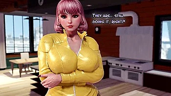 Depraved Futa Stepmom With Her Girlfriend Staged With Her Stepson And His Stepsister