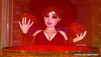 Two Sexy Futa Witches In Stockings Fuck On The Floor