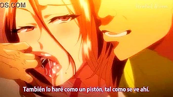 She takes out her tits and sucks it deep into her throat and cums inside her at the end.