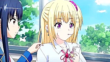 The teacher makes her cum inside her, puts her between her big tits and fucks her, and cums in her mouth.