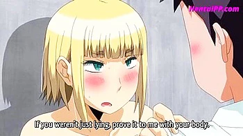 While I'm massaging her, I thrust into her big tits and cum inside her.