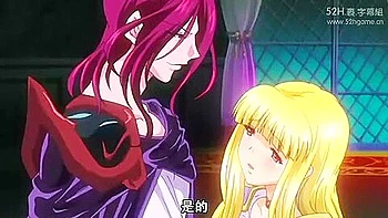 She is trapped and raped by tentacles in front of the people.