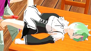 Rem Hentai Re:zero Maid Girl Missionary, Blow Job And Anal Sex Mmd 3d