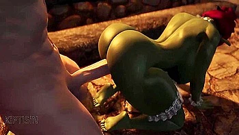 Curvy Goblin Maid And A Huge Dragonborn Cock 2