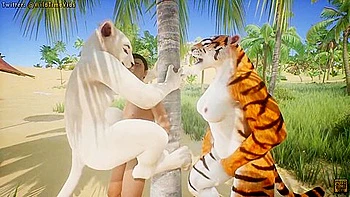 Wild Life - Max Kira And Karra Fucking At The Beach