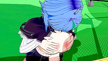 High School Dxd - Xenovia Quarta Fucks After Caught Masturbating