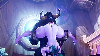 Tyrande And Tauren Get A Taste Of Each Other