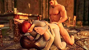 Two Adorable Warrior Whores And Powerful Nord Cock 2.5