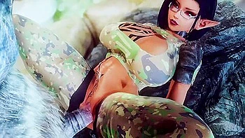 Military Girl Gose To A Wrong Forest