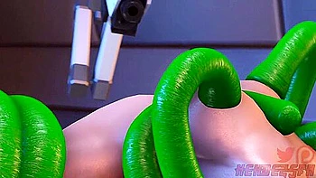 Redhead Undergoes Anal Tentacle Experiment - Triton Labs