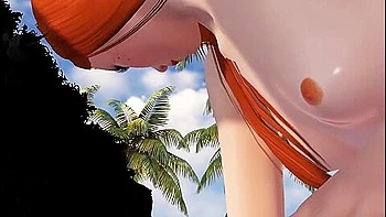 Wbp166 - Double-teamed At California Beach