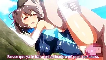 He is attacked and trained by the teacher and swallows to ejaculate in his mouth.