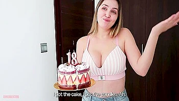 Hot Stepmother Gave Anal Sex To Her Stepson For His 18th Birthday