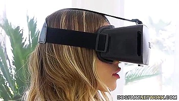 Anna Playing Some Interracial Vr Games With Will Tile And Anna Claire Clouds