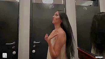 Lovense Control In Cafe And Hot Blowjob